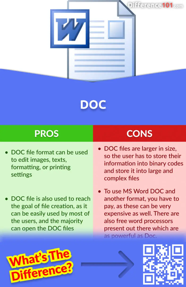 DOC Vs DOCX 7 Key Differences Pros Cons Similarities Difference 101