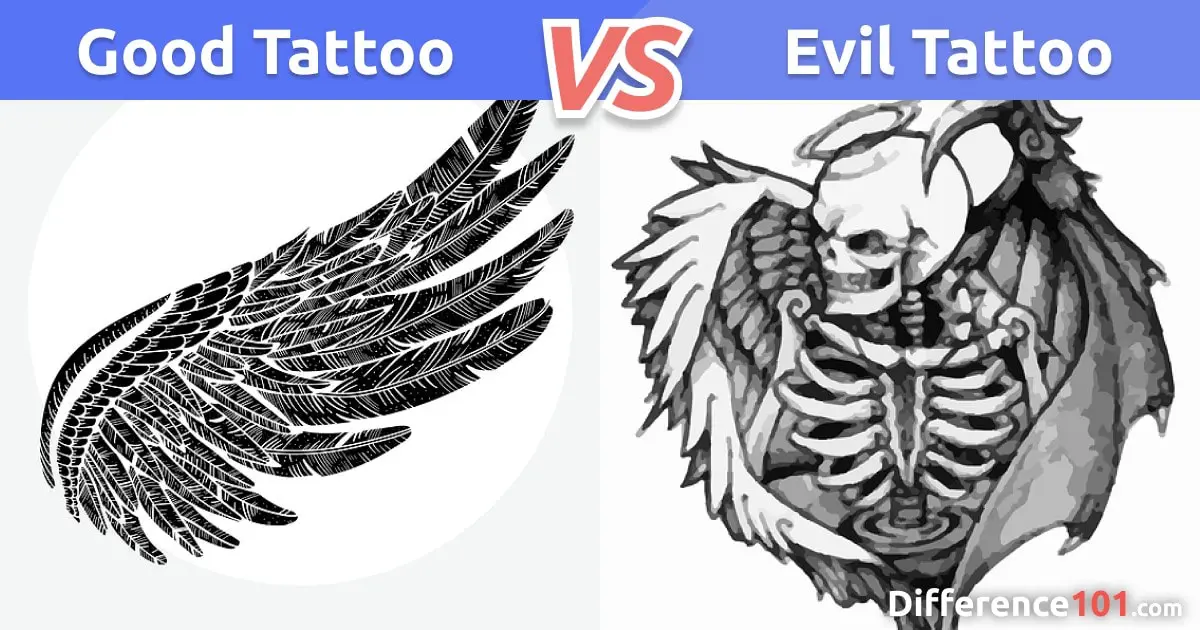 Good Vs Evil Tattoo Differences Types Pros Cons Difference 101