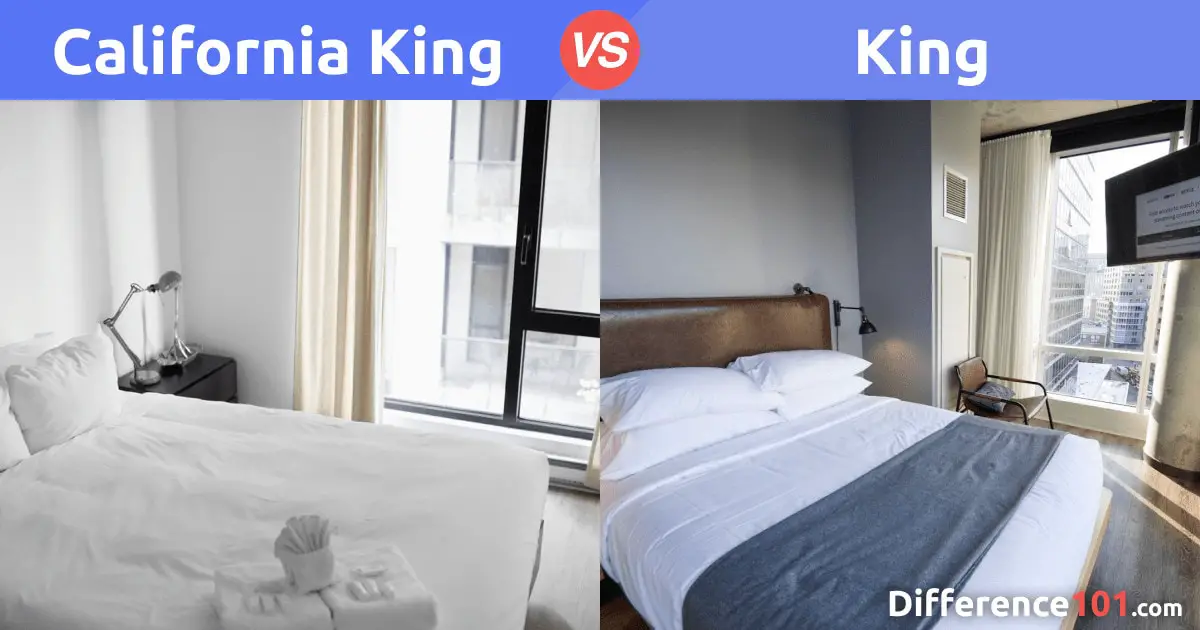 California King Vs Bed What S, Difference Between King And California Bedding