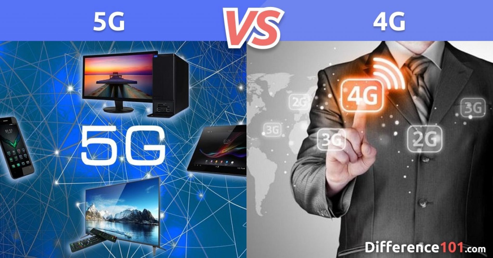 5G Vs 4G: Was Ist Der Unterschied Zwischen 5G Und 4G? | Difference 101