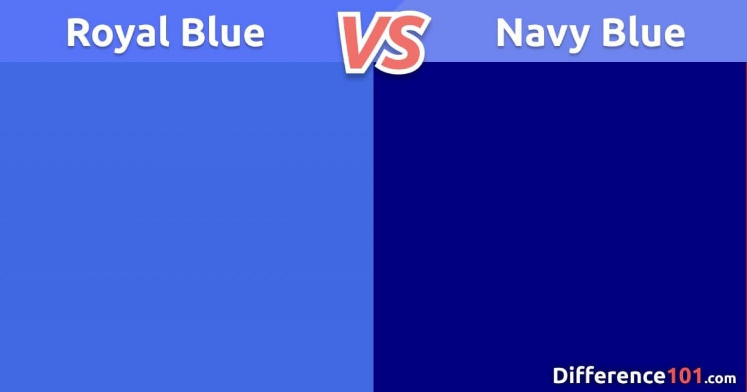 Royal Blue vs. Navy Blue: Differences, Color Matching, Similarities 