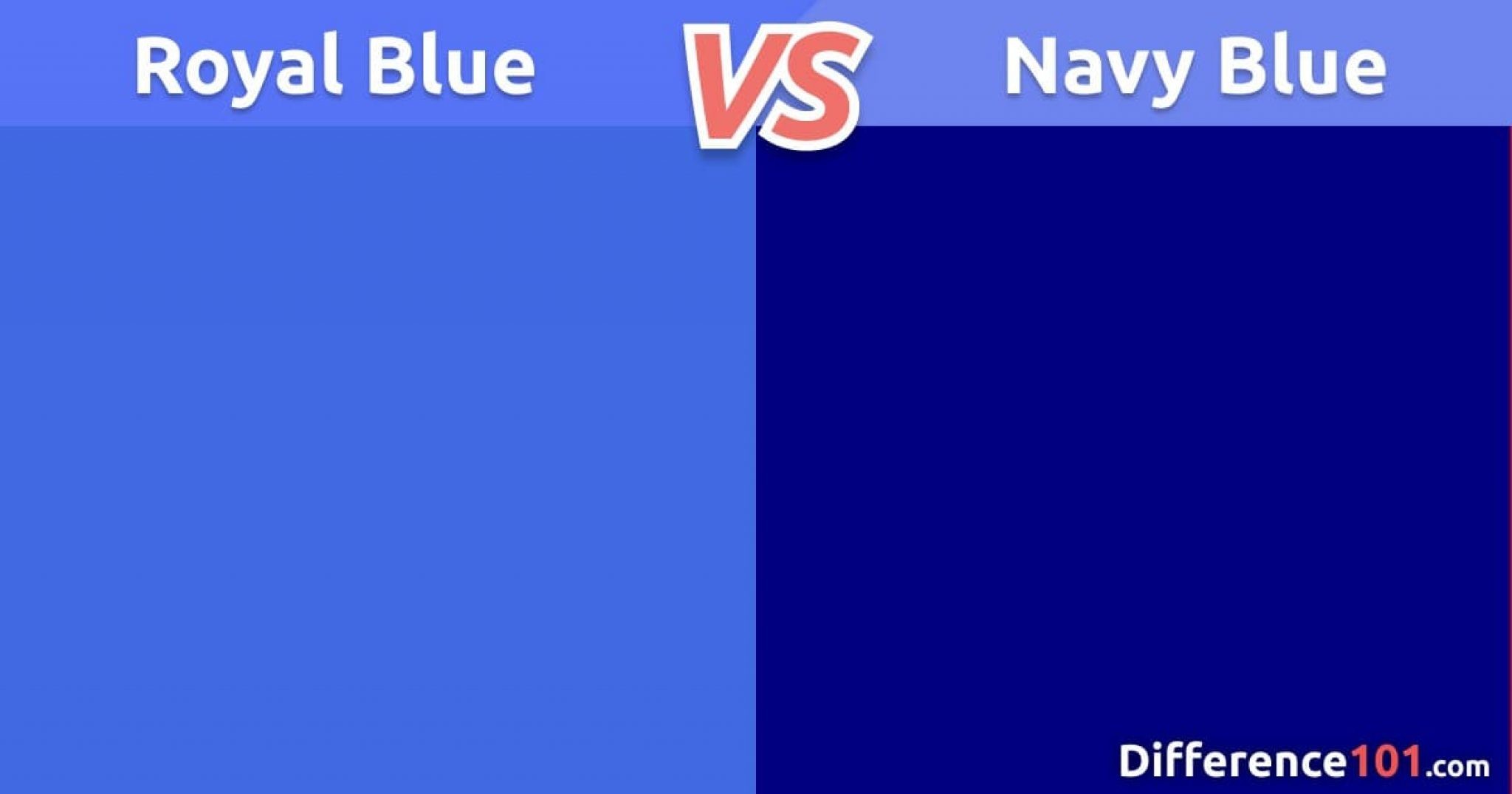 Royal Blue vs. Navy Blue: Differences, Color Matching, Similarities ...