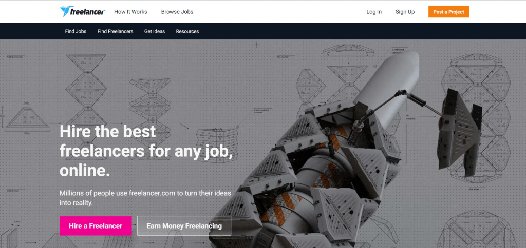 Freelancer Home Page