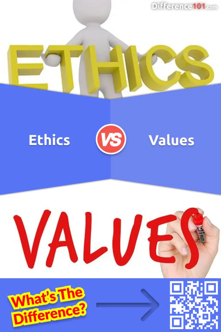 difference between ethics and values essay