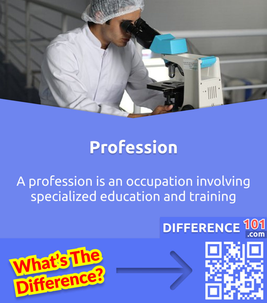 What is a Profession? A profession is an occupation involving specialized education and training.