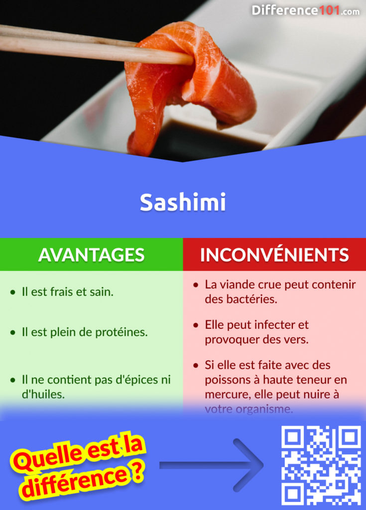 Avantages et inconvénients des sashimis
