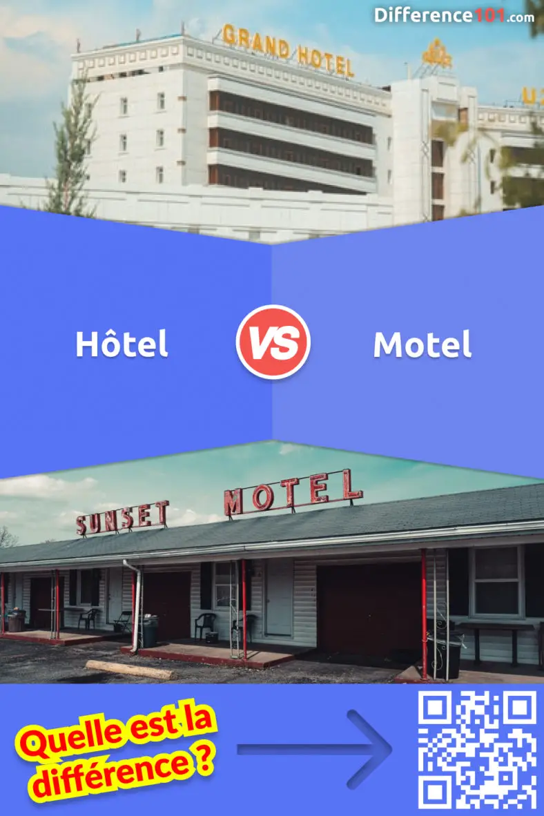 quelle est la difference entre un hotel et un motel