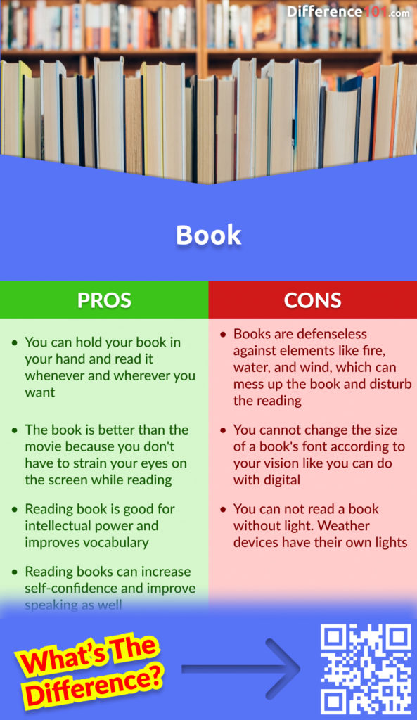 Pros and cons of books