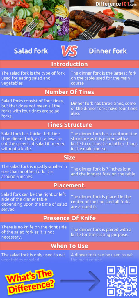 Read this article to learn about the difference between salad and dinner forks.  Did you know that one is smaller than the other? You can also find out which is better for you.