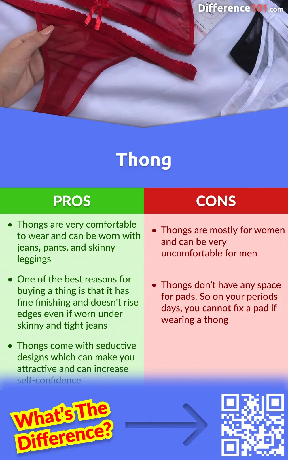 Pros and cons of Thong