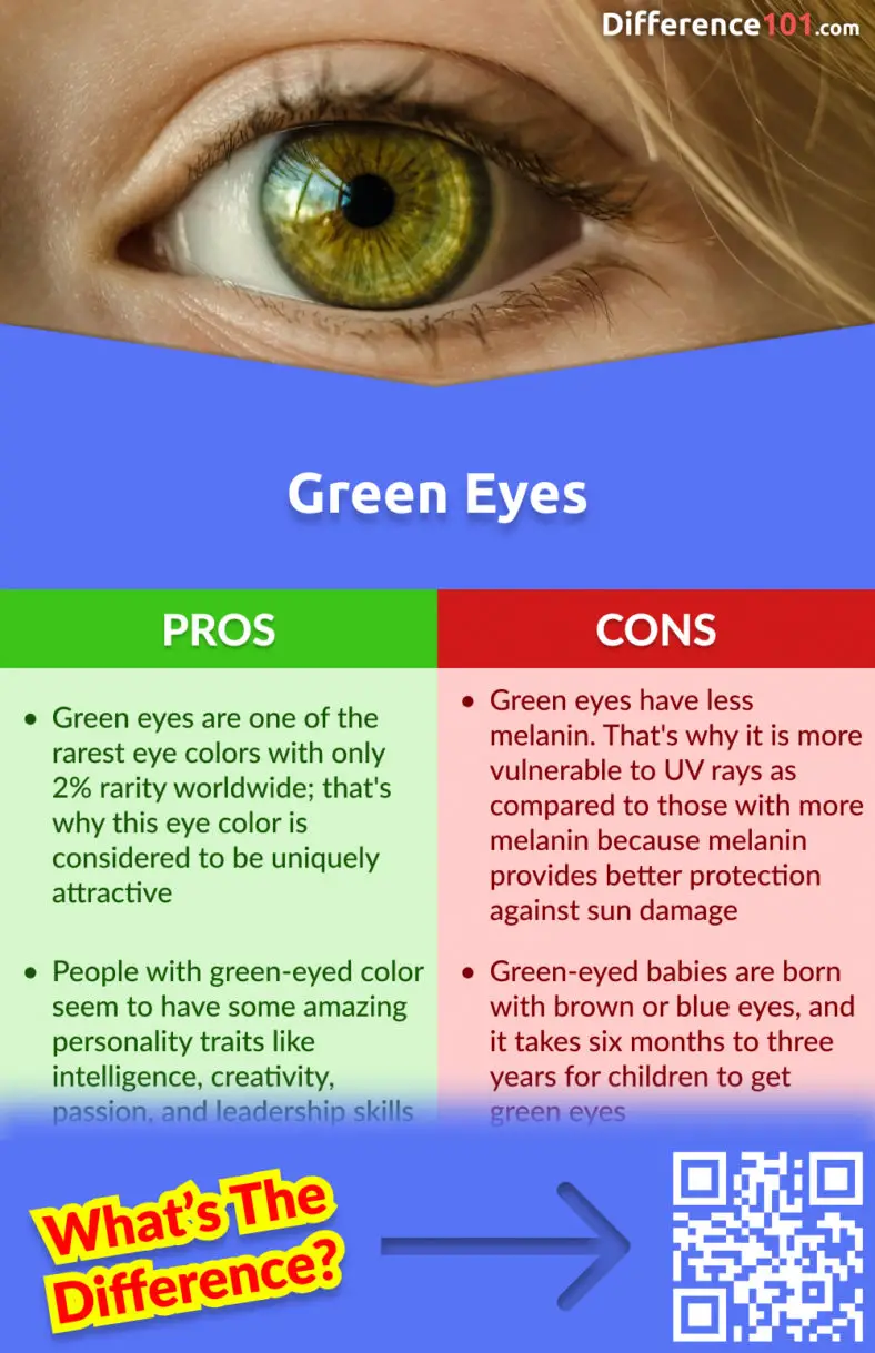 Green Eyes vs. Hazel Eyes: 7 Key Differences, Pros & Cons, FAQs ...