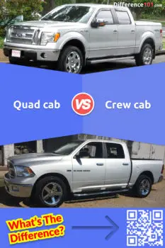 Quad cab vs. Crew cab: 7 Key Differences, Similarities and Pros & Cons