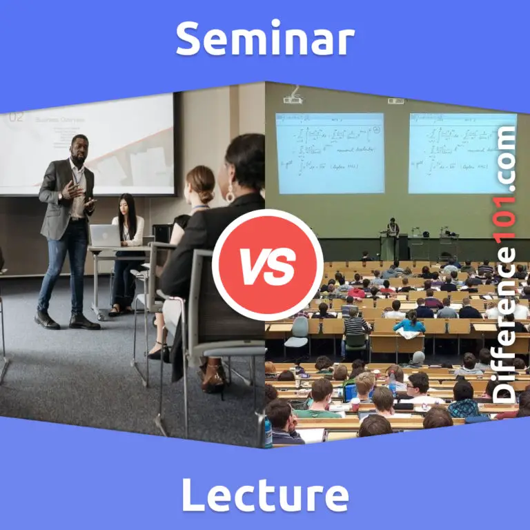seminar & presentation difference