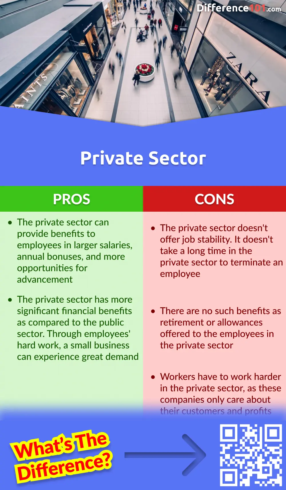 public sector private sector