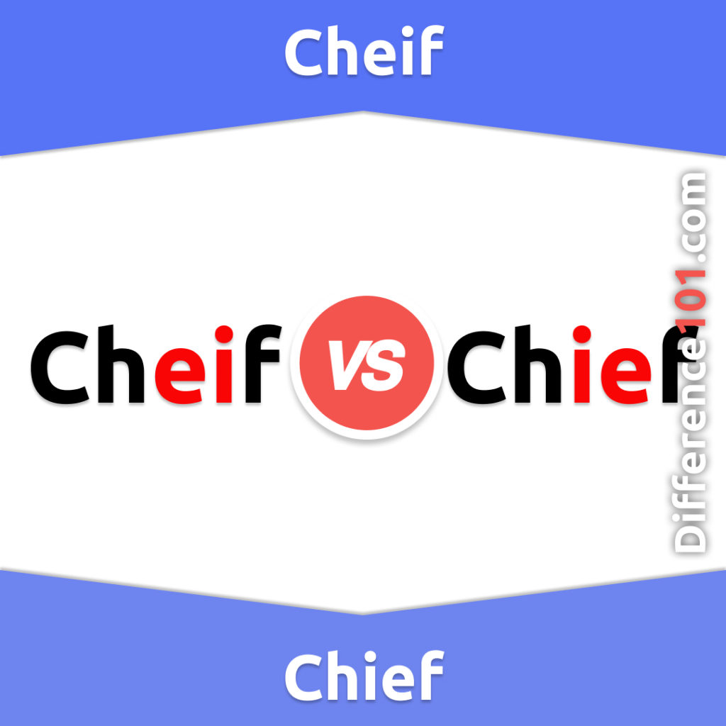 Cheif vs. Chief Meaning, Etymology and History, Examples of Using