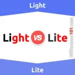 Light vs. Lite: 5 Key Differences, Description, Examples