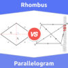 Rhombus vs. Parallelogram: 6 Key Differences, Pros & Cons, Similarities