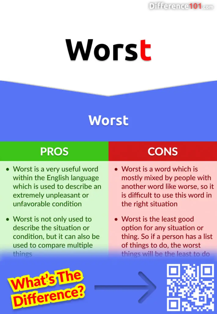 Worse Worst: Key Differences, Pros Cons, Examples, 40% OFF