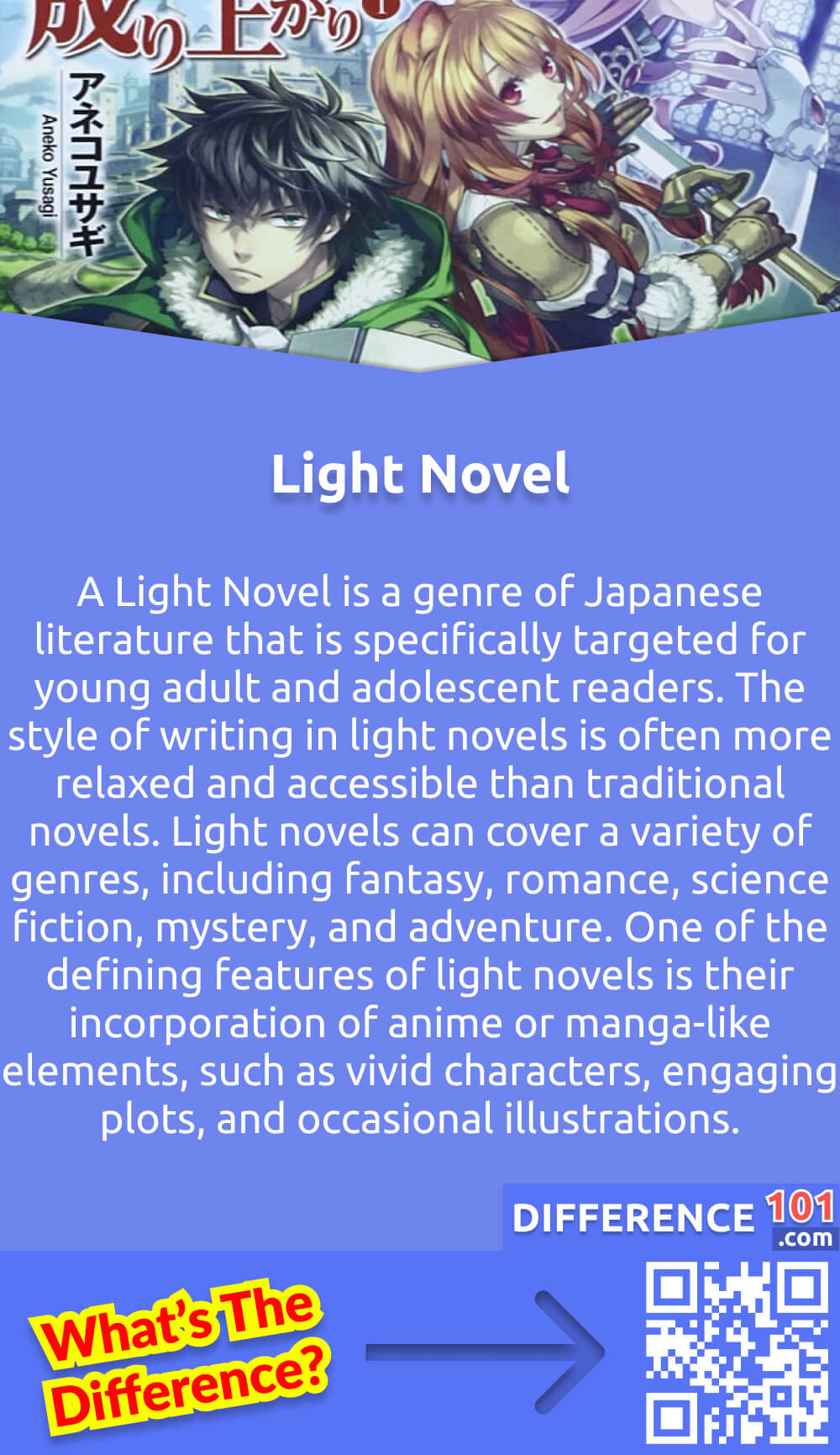 What Is Light Novel? A Light Novel is a genre of Japanese literature that is specifically targeted for young adult and adolescent readers. The style of writing in light novels is often more relaxed and accessible than traditional novels, making them a popular choice among readers seeking engaging and immersive storytelling. Light novels can cover a variety of genres, including fantasy, romance, science fiction, mystery, and adventure. One of the defining features of light novels is their incorporation of anime or manga-like elements, such as vivid characters, engaging plots, and occasional illustrations, which further enhance the reading experience. These novels are typically serialized in magazines, online platforms, or released as standalone volumes.