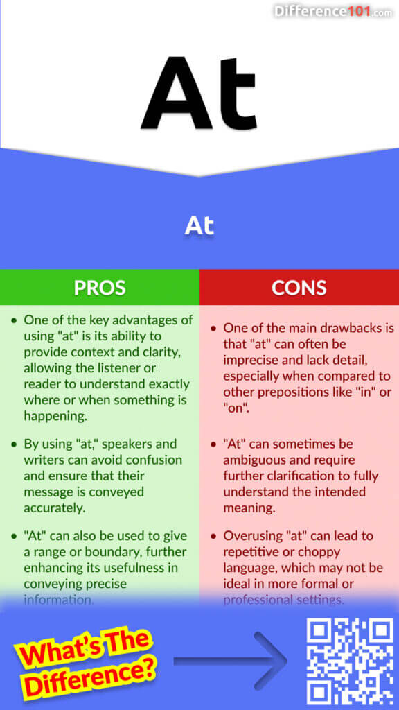 At Pros & Cons