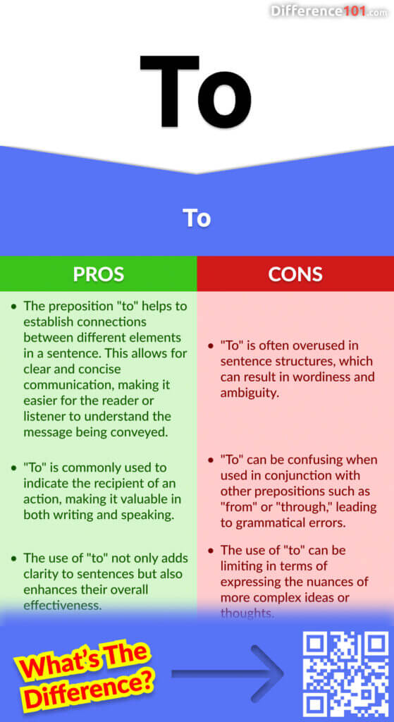 To Pros & Cons