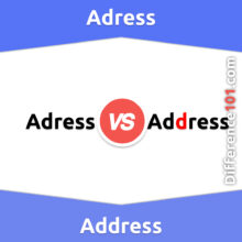 Adress vs. Address: What’s The Difference Between Adress And Address?