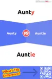 Aunty vs. Auntie: What is the difference between Aunty and Auntie?