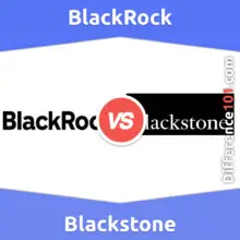 BlackRock vs Blackstone: Was ist der Unterschied zwischen BlackRock und Blackstone?