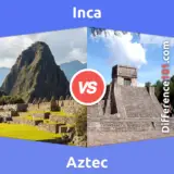 Inka vs. Azteken vs. Maya: Was ist der Unterschied zwischen Inka, Azteken und Maya?