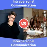 Interpersonal vs. Intrapersonal Communication: What’s The Difference Between Interpersonal And Intrapersonal Communication?