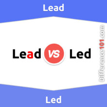 Led vs. Lead: What’s The Difference Between Led And Lead?