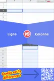 Ligne ou Colonne: Quelle est la différence entre une ligne et une colonne?