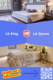 Lit King ou Queen: Quelle est la différence entre un lit King et un Lit Queen?