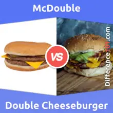 McDouble vs. Double Cheeseburger: What Is The Difference Between McDouble And Double Cheeseburger?