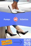 Bombas vs. Stilettos: Qual é a diferença entre Bombas e Stilettos?