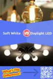 LED branco suave vs. Luz do dia: Qual é a diferença entre o branco suave e o LED de luz diurna?